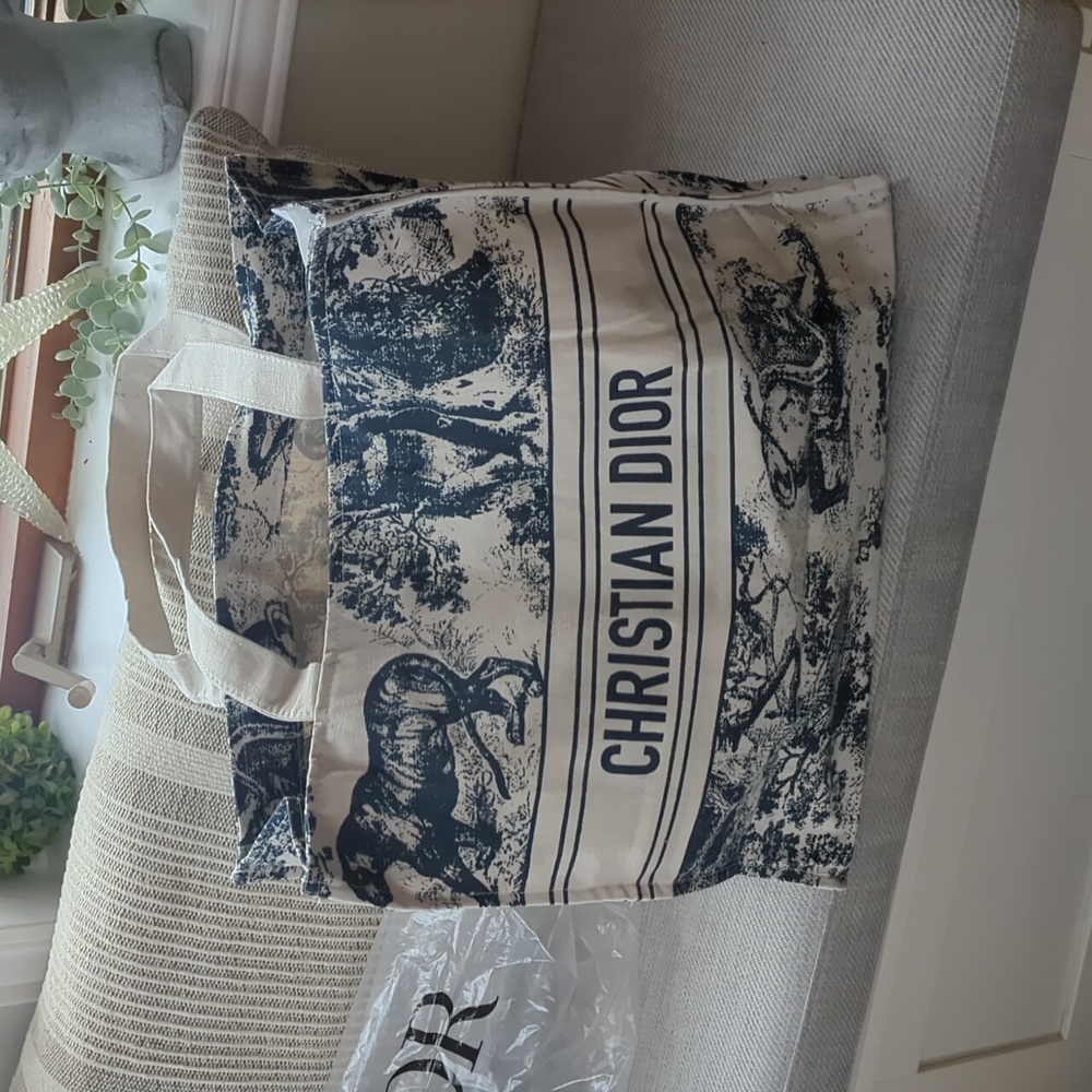 NWOT Dior Dioriviera Linen Tote